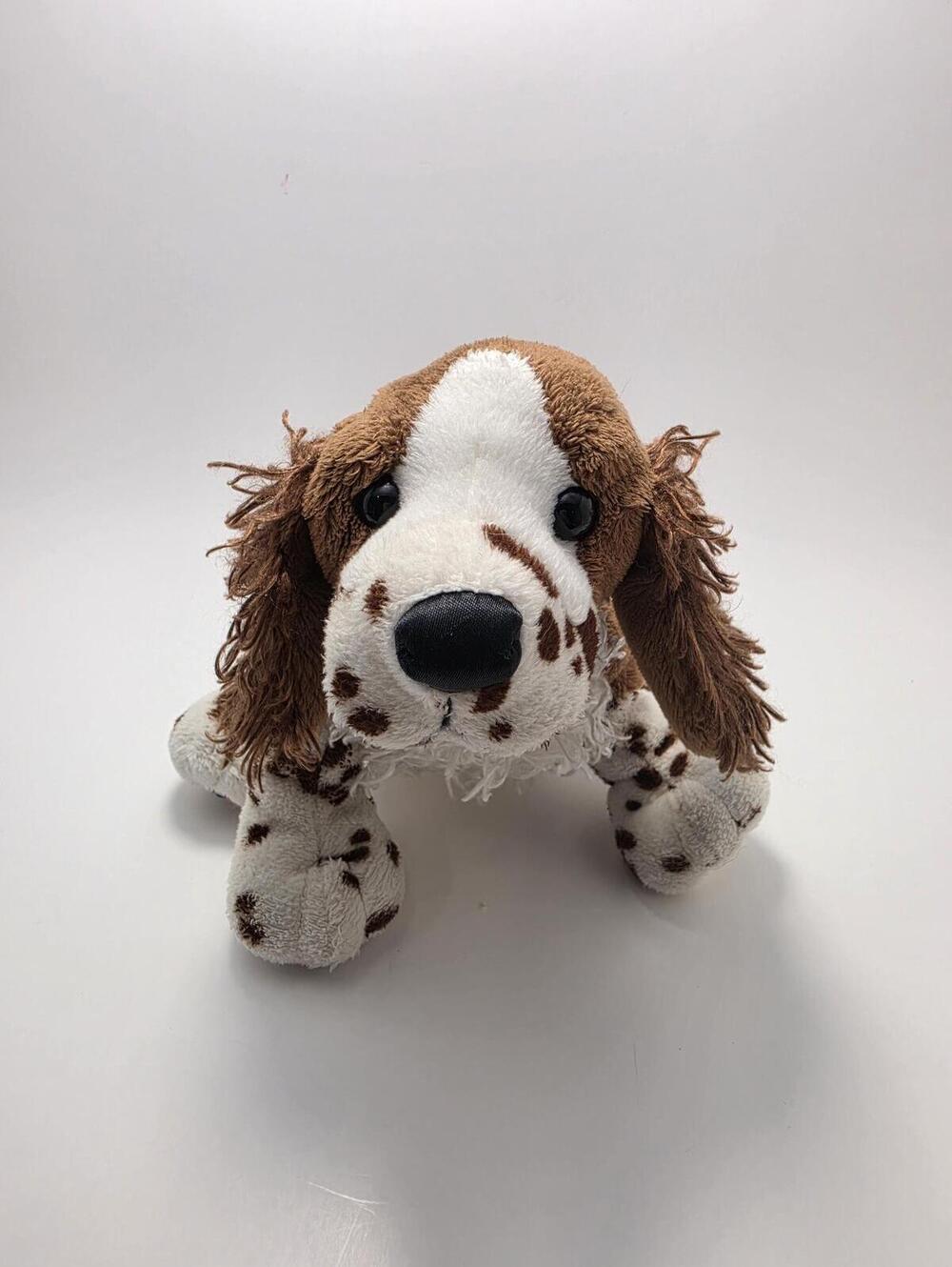 Adorable Vintage Webkinz Springer Spaniel Dog Plush without Code (8 inch)